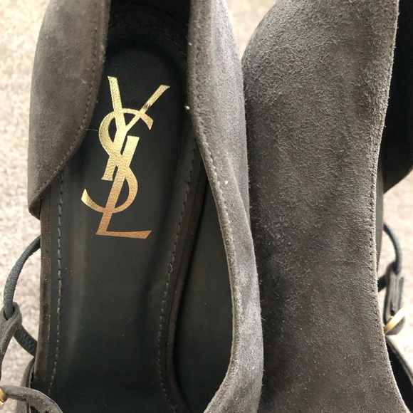 Yves Saint Laurent Suede Pumps Size 40.5 - Picture 5 of 9